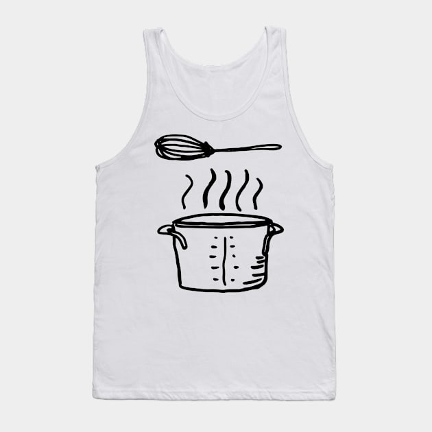 Retro Pot of Soup Tank Top by SWON Design